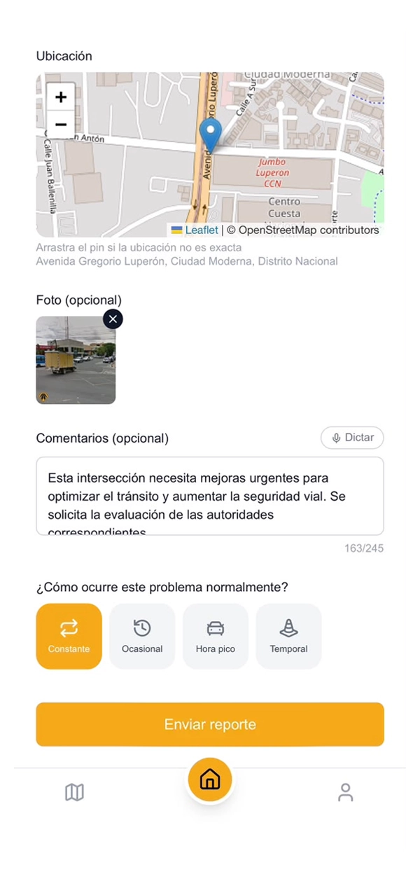Agrega la evidencia